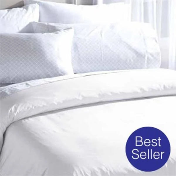 Queen Jumbo White Cotton Comforter Cover H989900