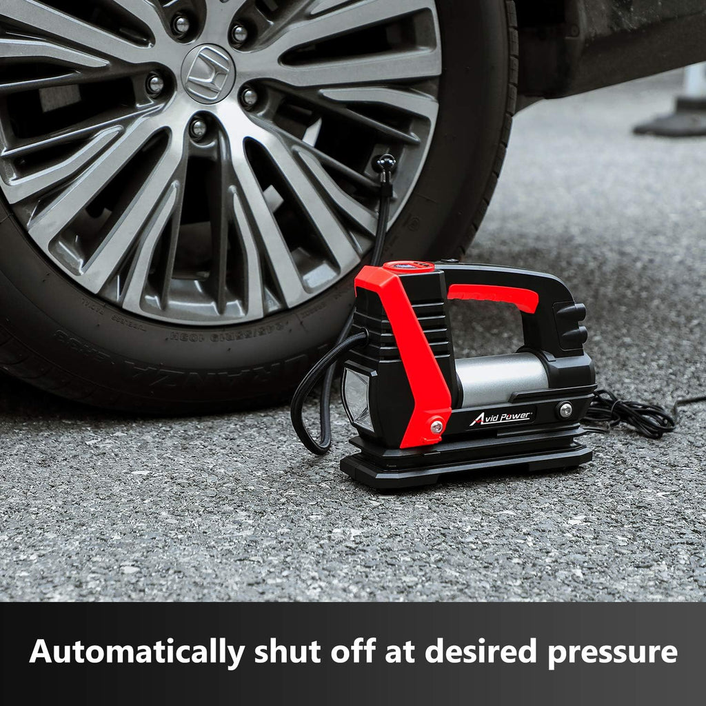 12V DC Portable Tire Inflator with Digital Pressure Gauge M6445