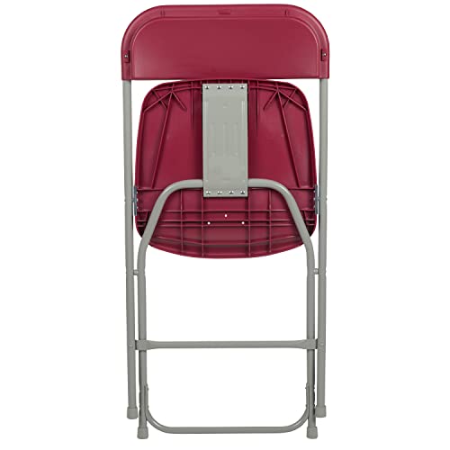 Set of 10 Black Plastic Folding Chairs P3759