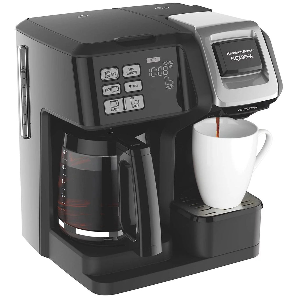 2-Way Coffee Maker with K-Cup Pods or Grounds, Black A720908