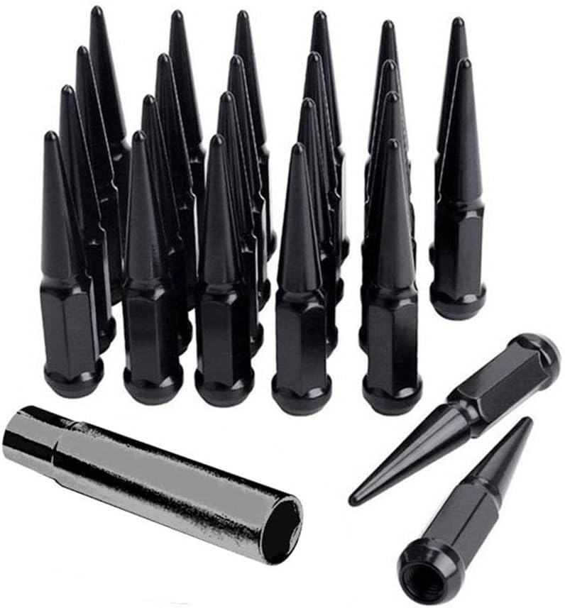 Spiked Chrome 24 pcs Lug Nuts B6202
