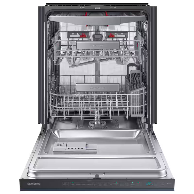 24 in. Navy Steel Smart Built-in Tall Tub Dishwasher with Stainless Steel Tub F4910