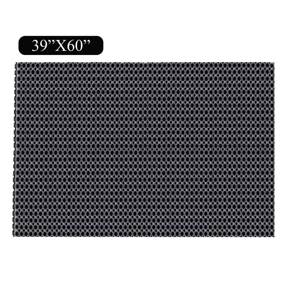 Octagonal 100% Rubber Hollow Mat D803220