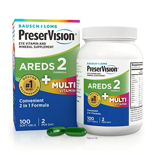 Eye Vitamin C D E & Zinc Softgels 100 Count E4421