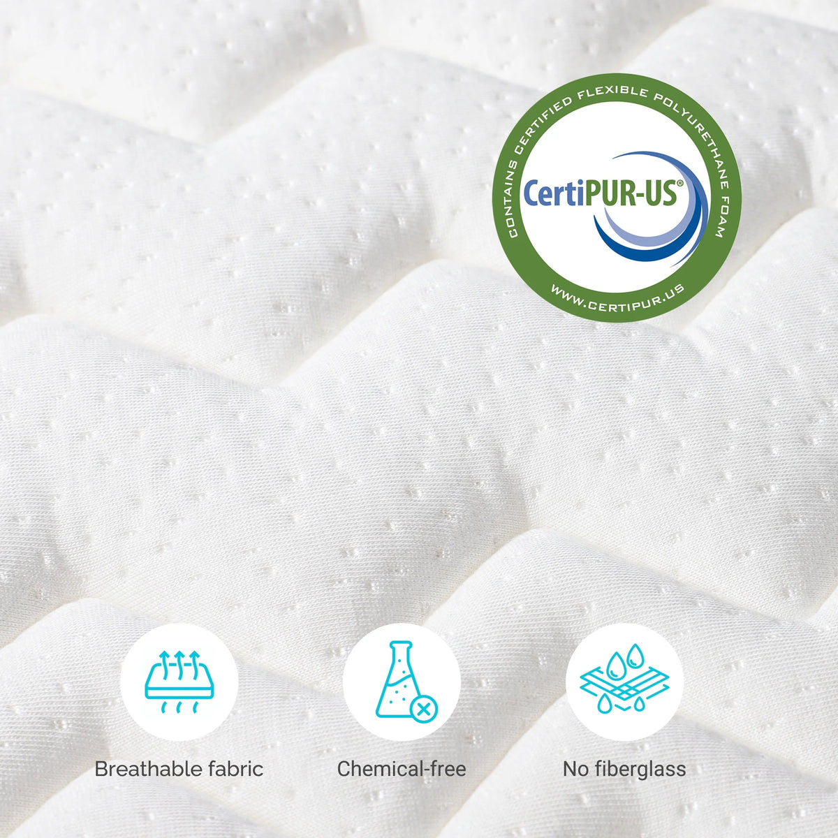 Full Size 10 inch Memory Foam Hybrid Mattress O8501