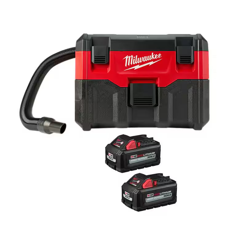 18-Volt Cordless Wet/Dry Vacuum with 6.0 Ah Batteries E218006