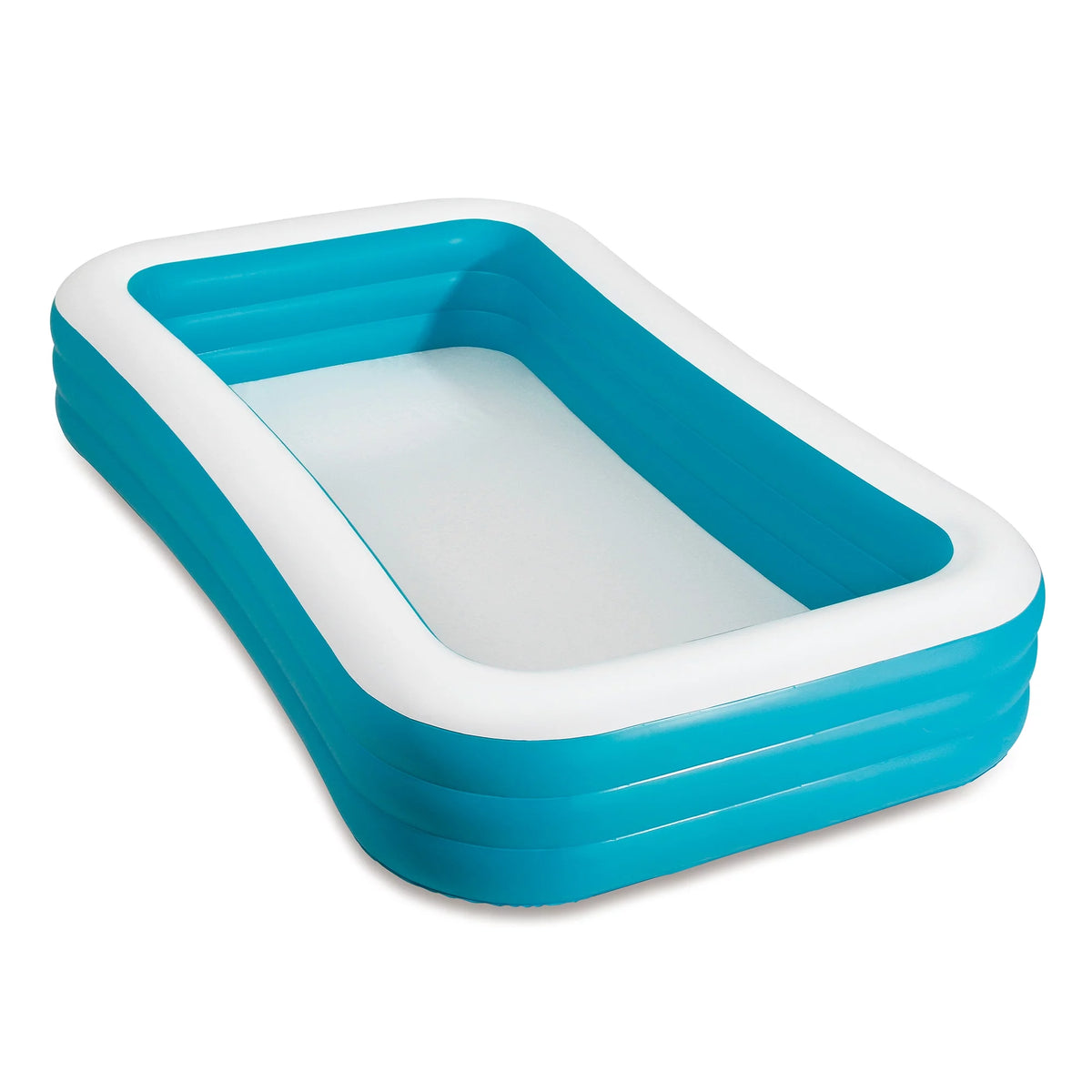 10-Foot Rectangular Inflatable Family Pool, Blue T70139