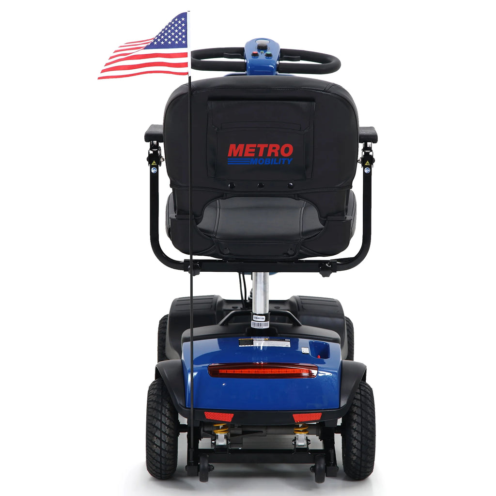 Blue 4 Wheel Mobility Scooter with Seat F286717
