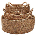 Natural Low Rise Baskets (Set of 3) T980