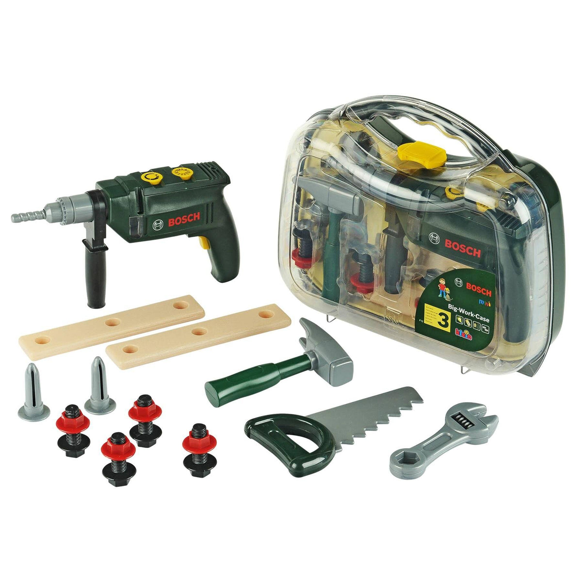 Role Play Toy Tool Case with Hammer Drill N5728