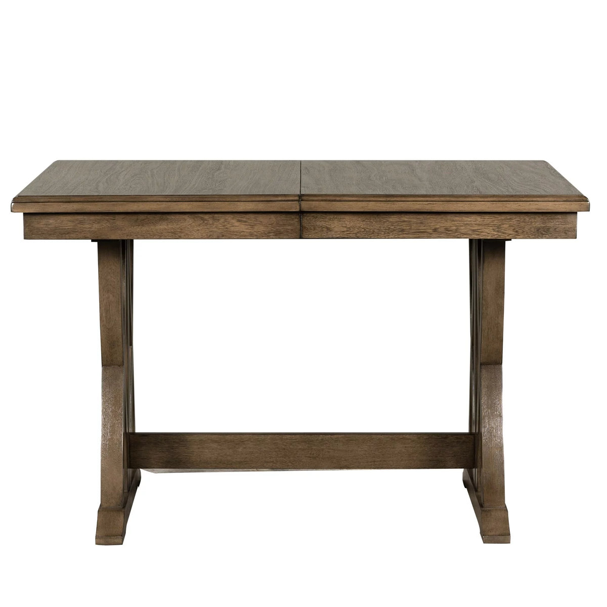 Solid Wood Extendable Dining Table Set for 6 with Upholstered Chairs E645