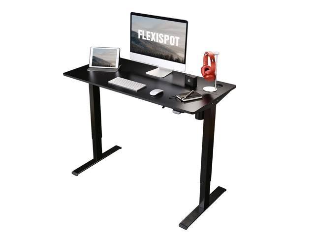 Black 48 x 24 Inches Height Adjustable Electric Sit Stand Desk N369