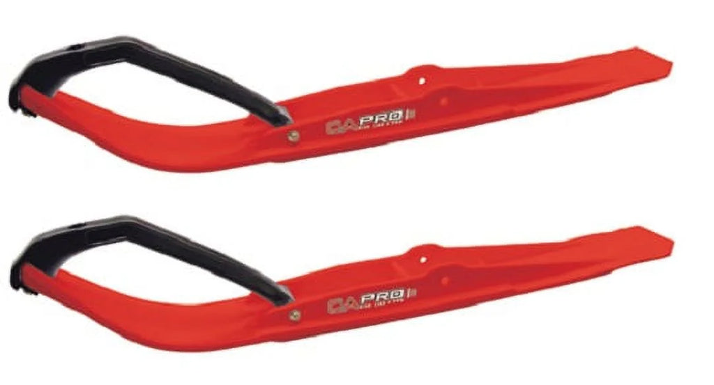 Red Razor Snowmobile Skis Complete Kit F707