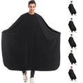 Nylon Barber Cape 64"x56" Waterproof Black O6889