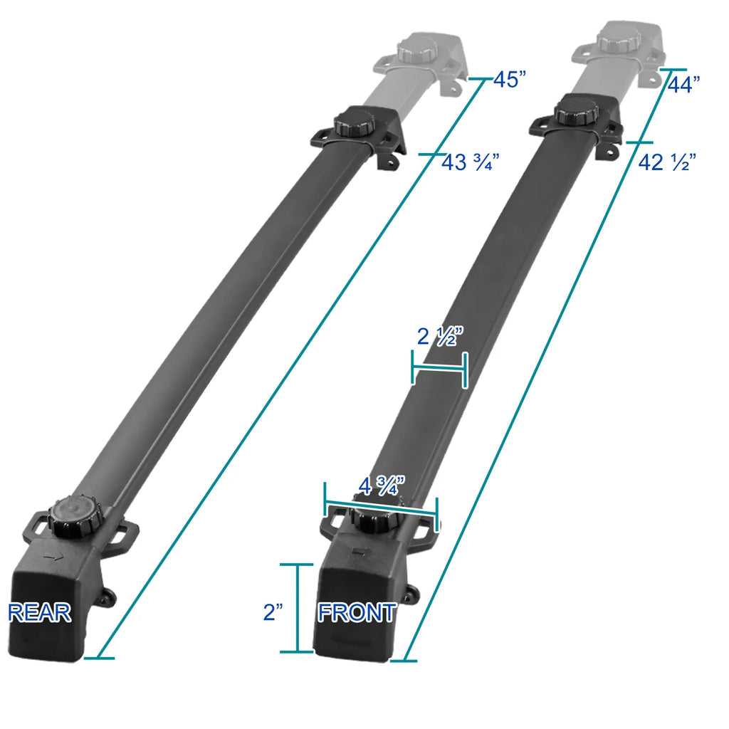 Black Aluminum Roof Rack Cross Bar F261893