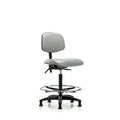 Imperial Blue Drafting Chair with Glides H390