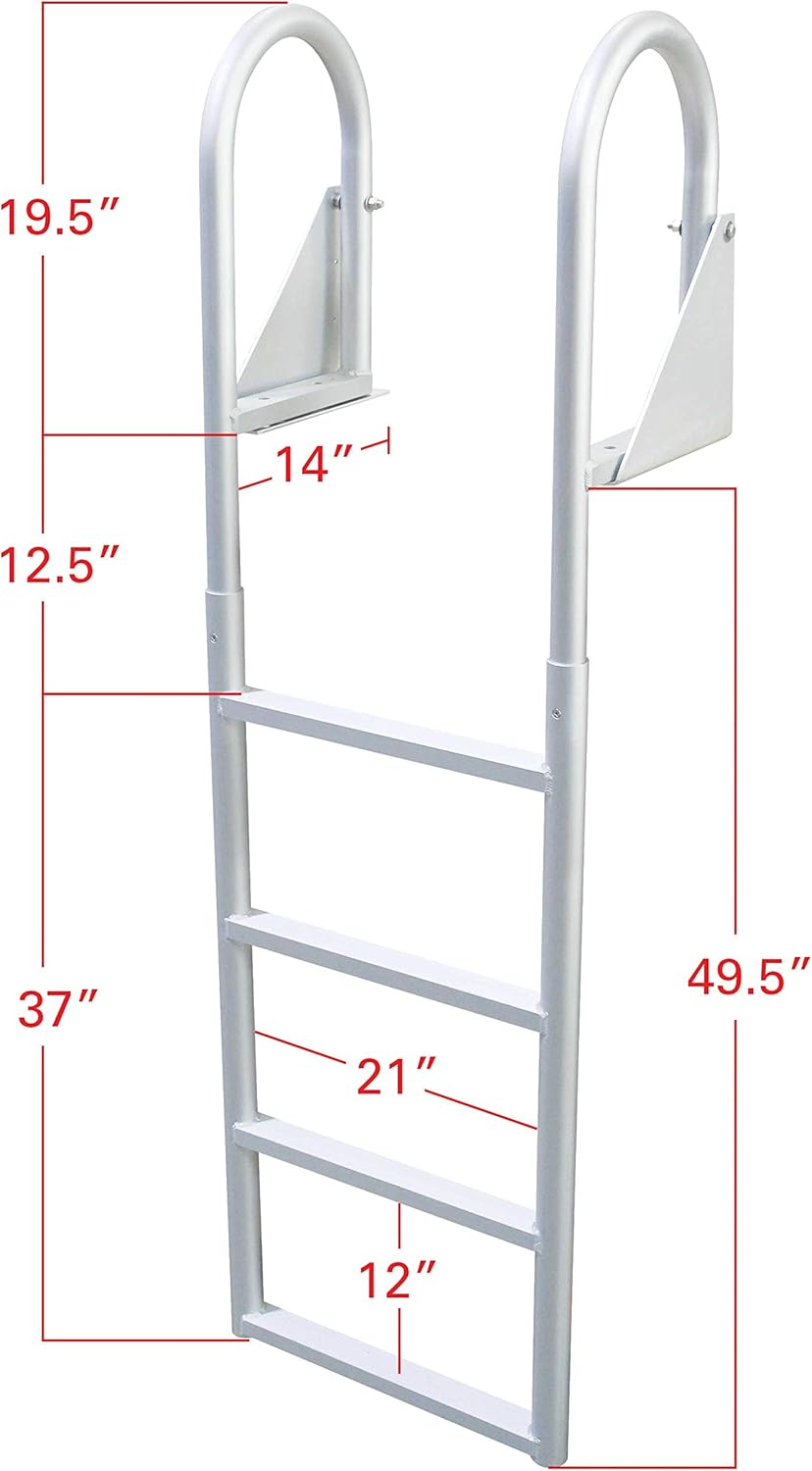 4-Step Flip-Up Dock Ladder H46094