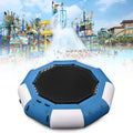 Blue & White 17Ft Inflatable Water Trampoline C98809