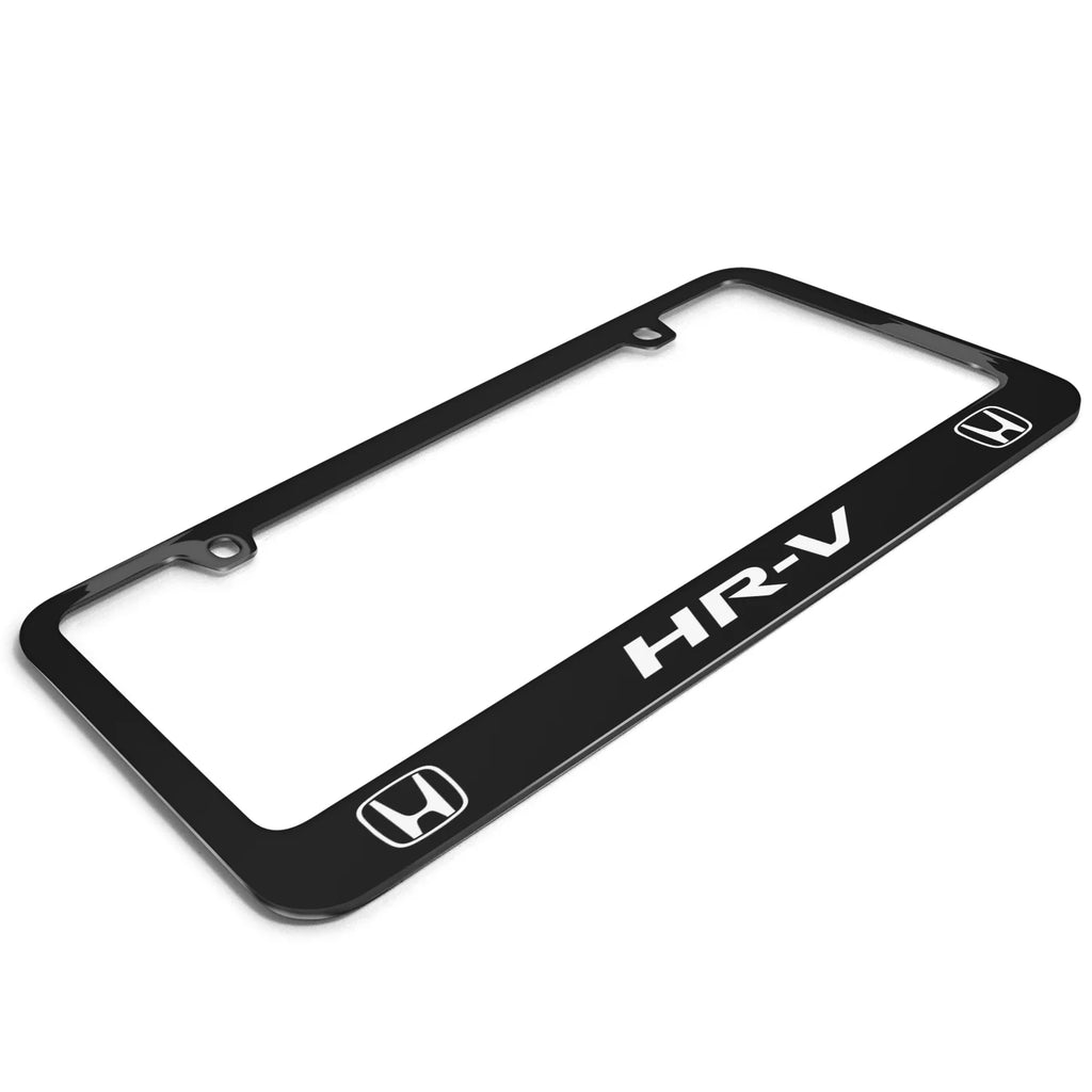 Black Metal License Plate Frame L722