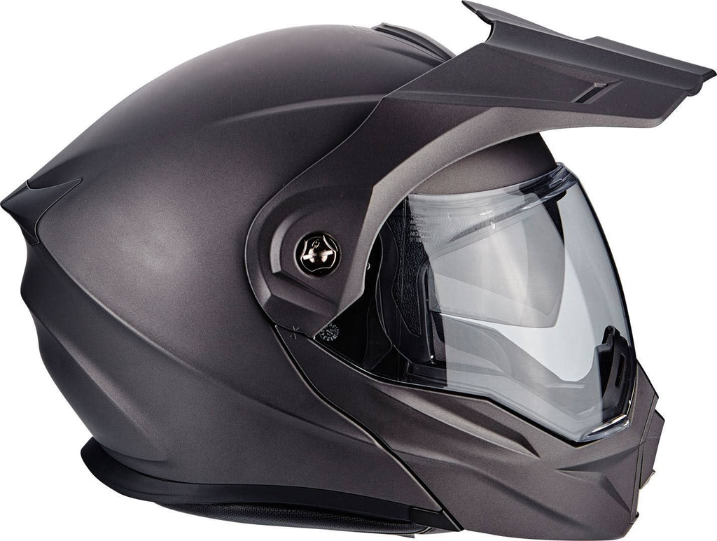 Solid Matt Anthracite L Motorcycle Helmet C449