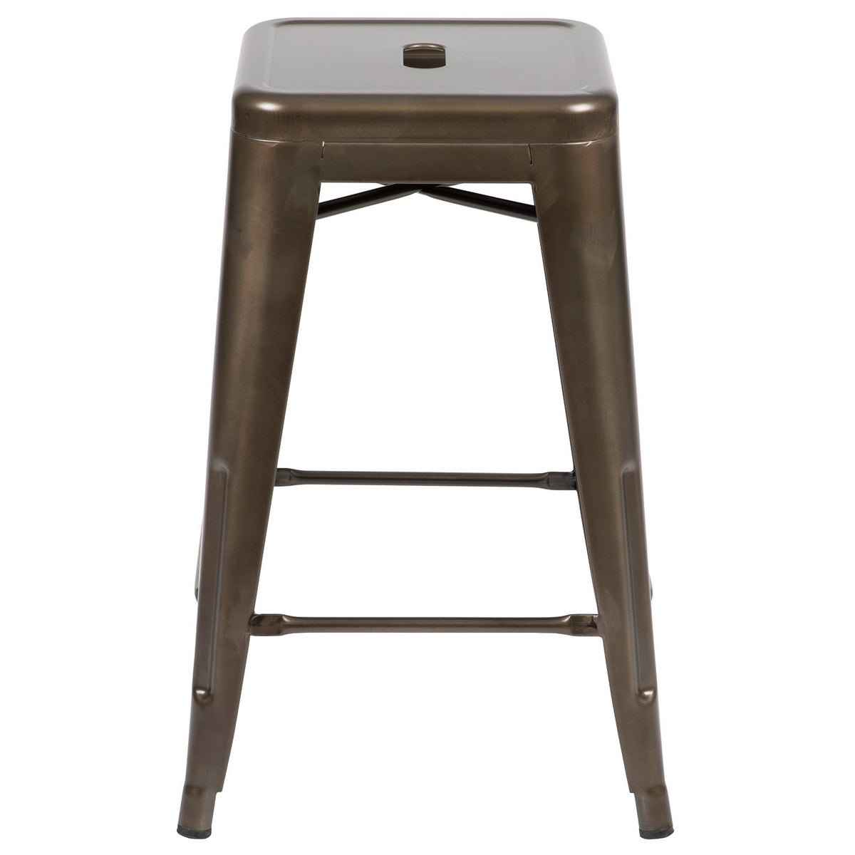 24" High Metal Counter-Height Indoor Bar Stool Set of 4 Z9585