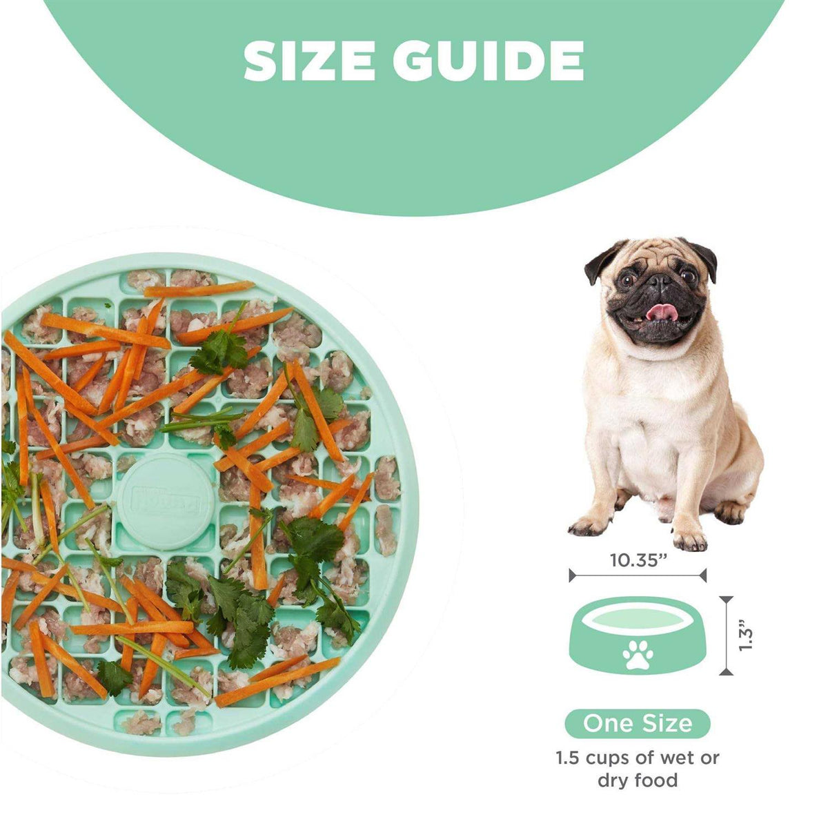 Slow Feeder Dog Bowl U227