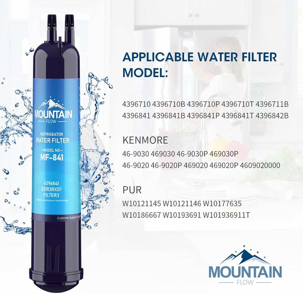 3 Pack Compatible Refrigerator Water Filter V587