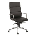 Black Bonded Leather High Back Chair H744169