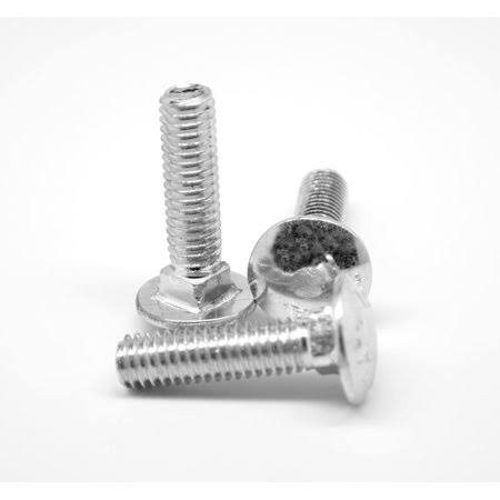 5/8 inch-11 x 4 inch Coarse Thread Grade 5 Carriage Bolt Medium Carbon Steel Zinc Plated Pk 25 Y819