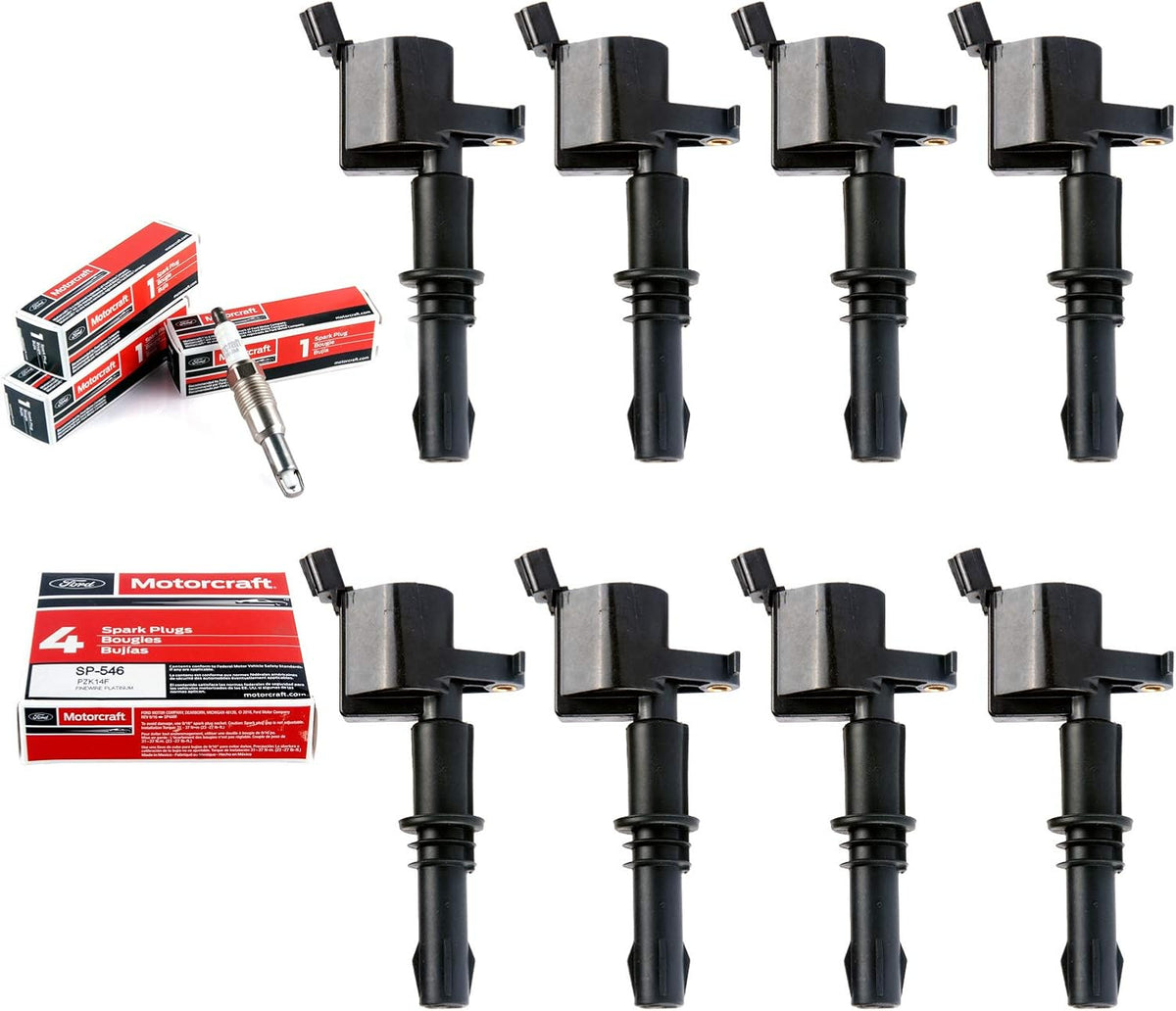 Ignition Coils and Spark Plugs Set of 8 B981