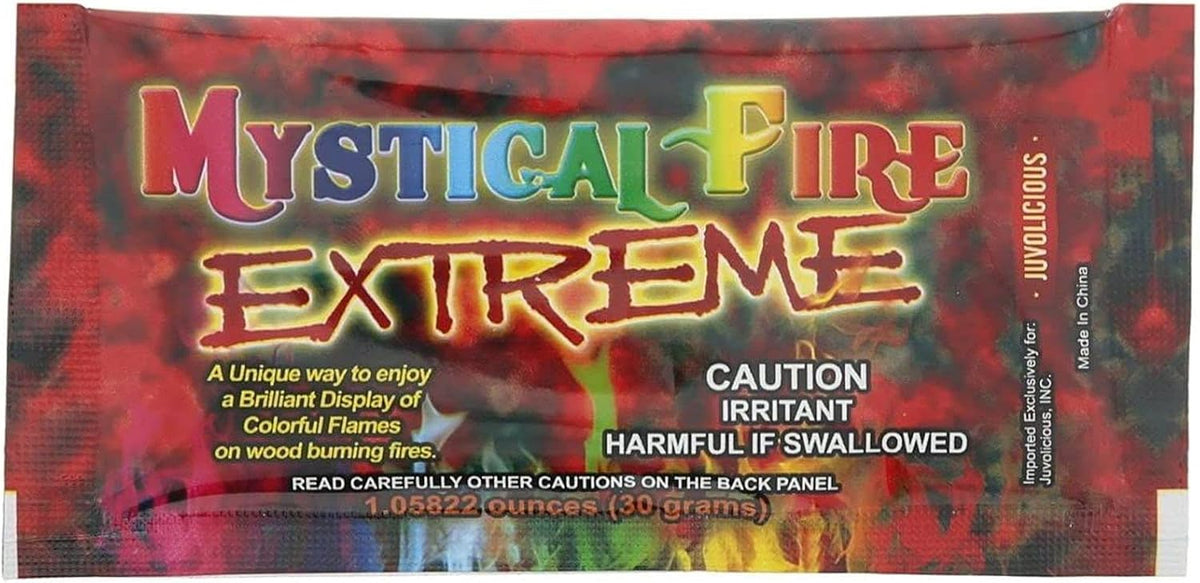 24 Packets Color Changing Flames for Wood Burning Fire Pits F26060