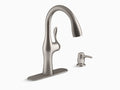 Alma Pull-Down Kitchen Faucet with Soap/Lotion Y49834