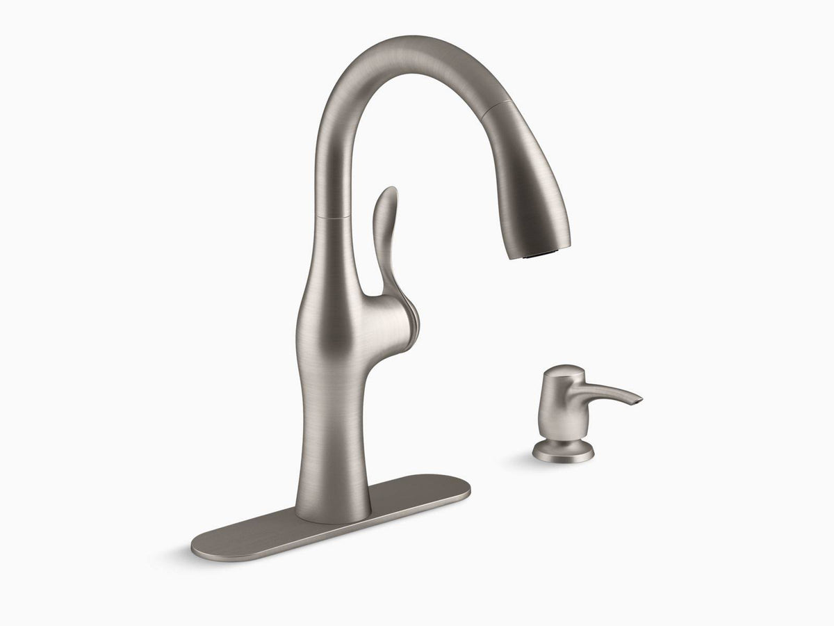 Alma Pull-Down Kitchen Faucet with Soap/Lotion Y49834