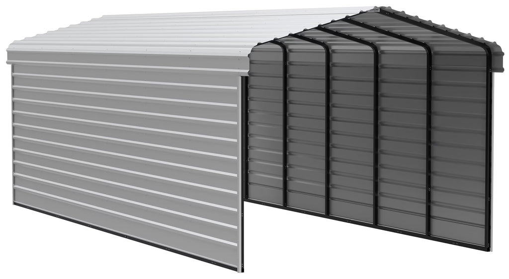 Galvanized Steel Carport Kit, 12' x 29' x 9' Q462808