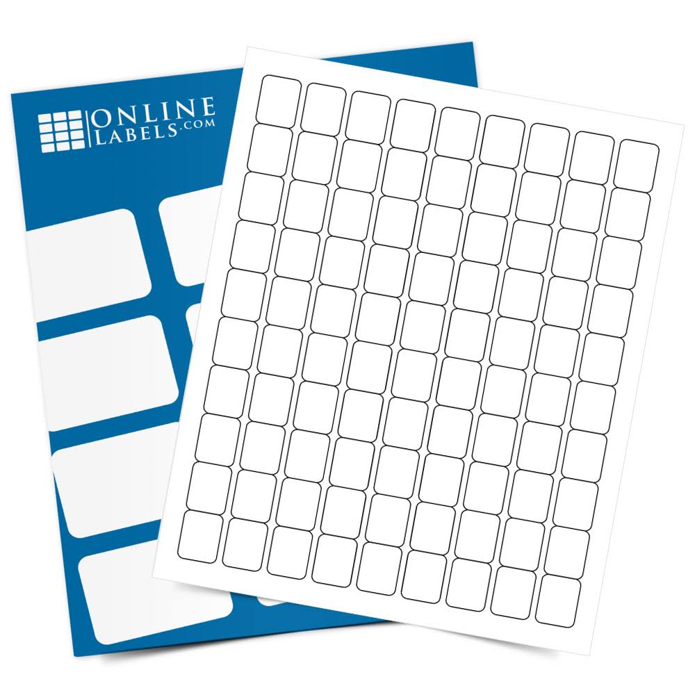 100 Sheets Weatherproof Matte Inkjet SD Card Labels D344