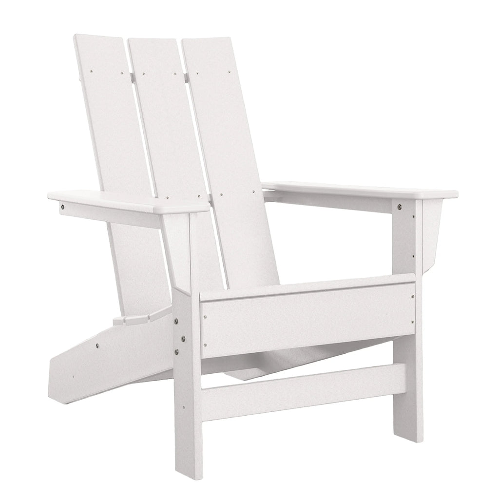 Oversized White Adirondack Chairs H459