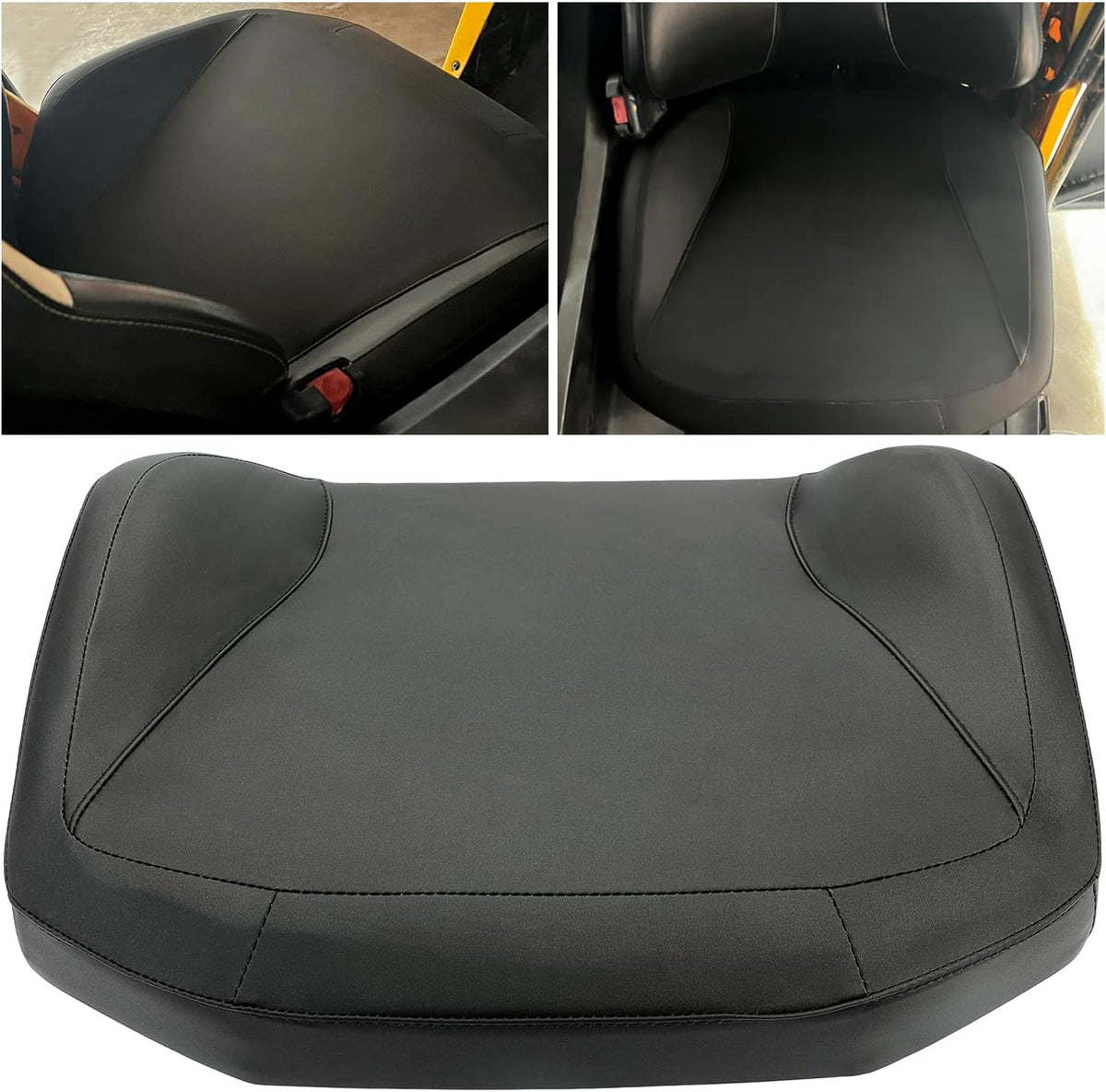 Black Bottom Seat Cushion & Cover Kit for Can-Am Commander Maverick F53219