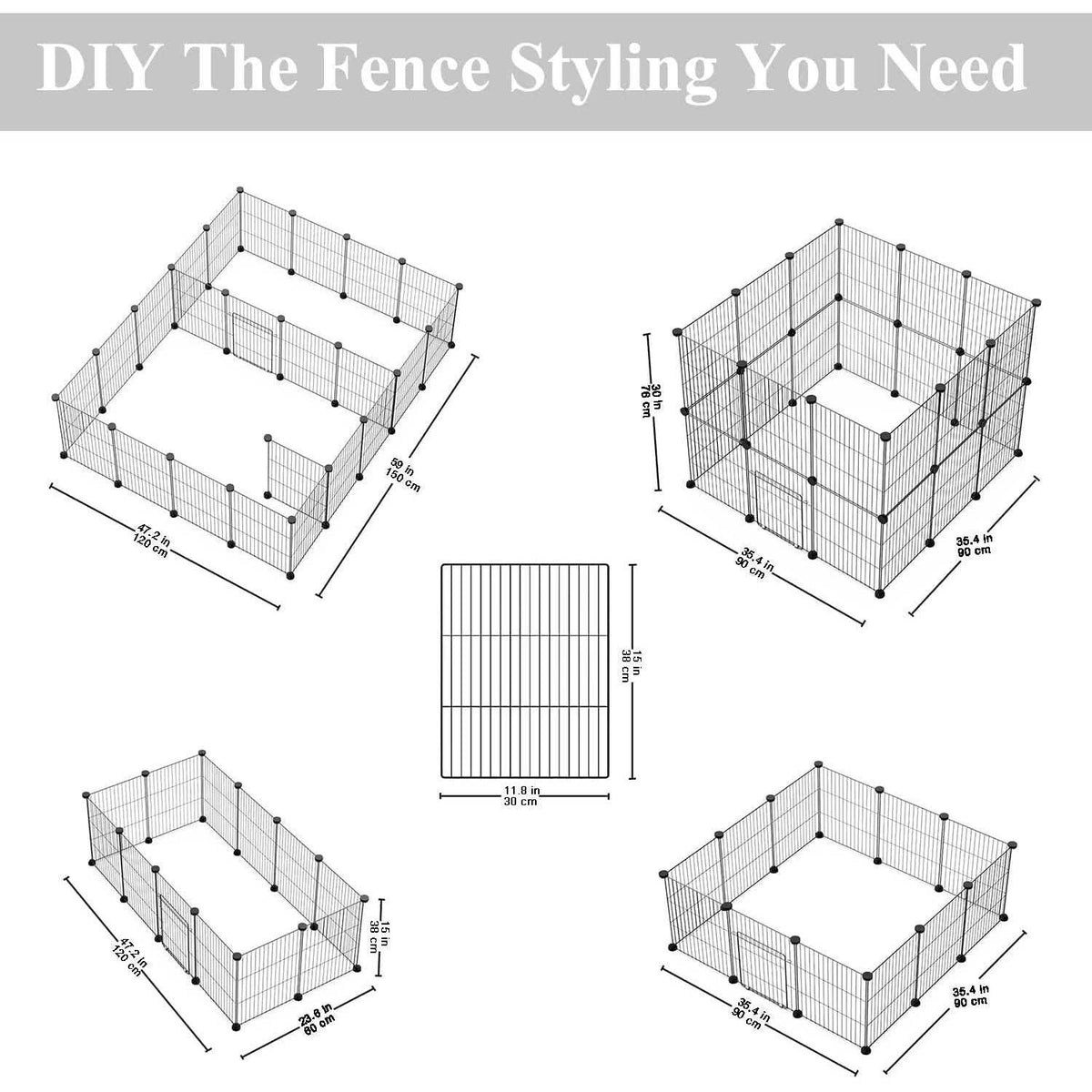 Small Animal Playpen with Door F9263