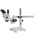 7X-90X Simul-Focal Stereo Zoom Microscope on Single Arm Boom Stand S693