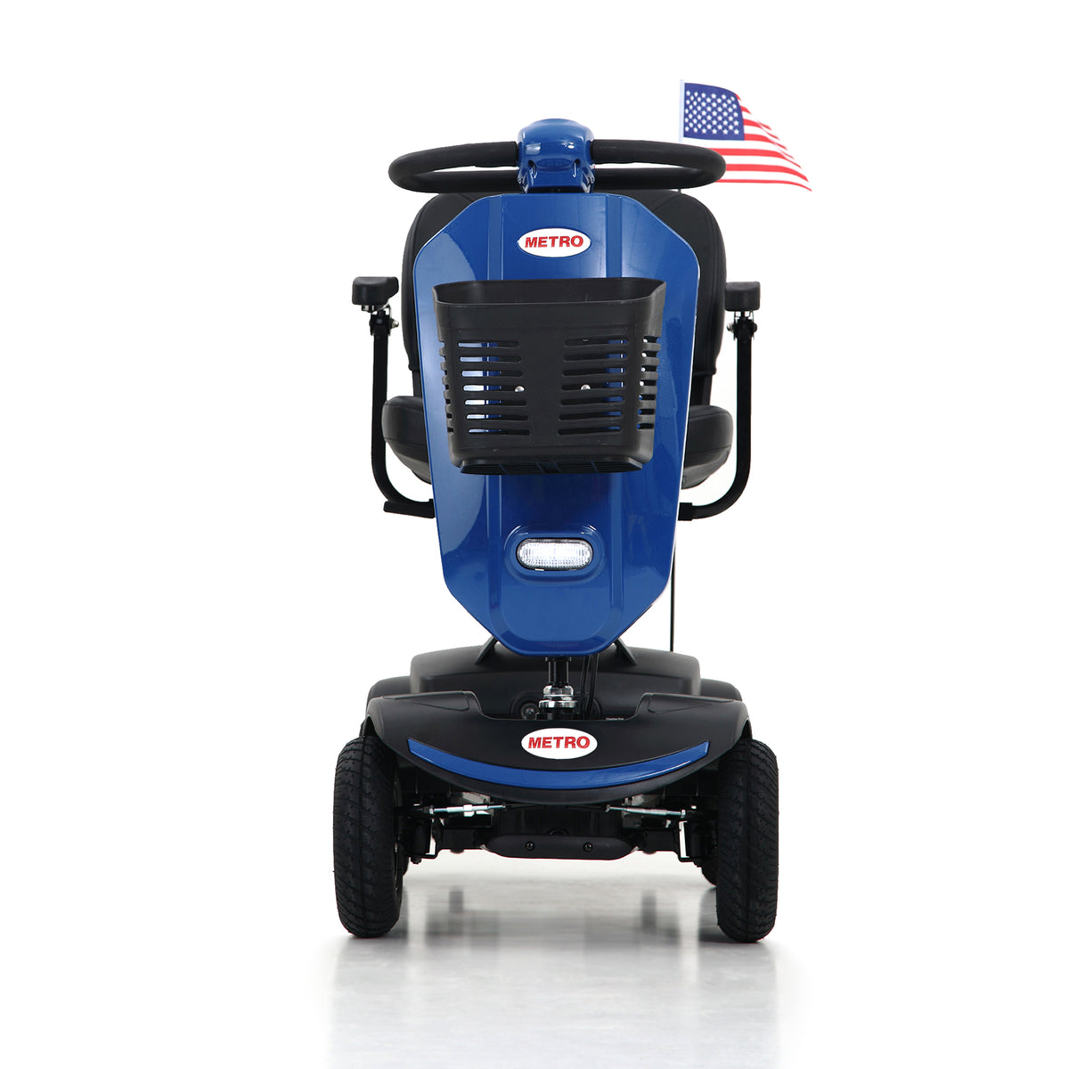 Blue 4 Wheel Mobility Scooter with Seat F286717