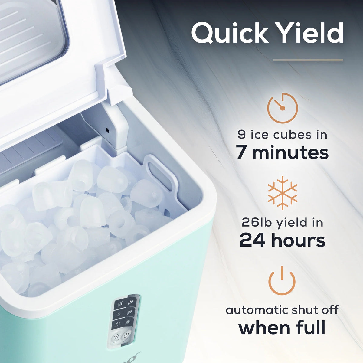 Automatic Self-Cleaning Ice Maker A6151
