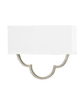 Antique Silver 2 Light Sconce K326