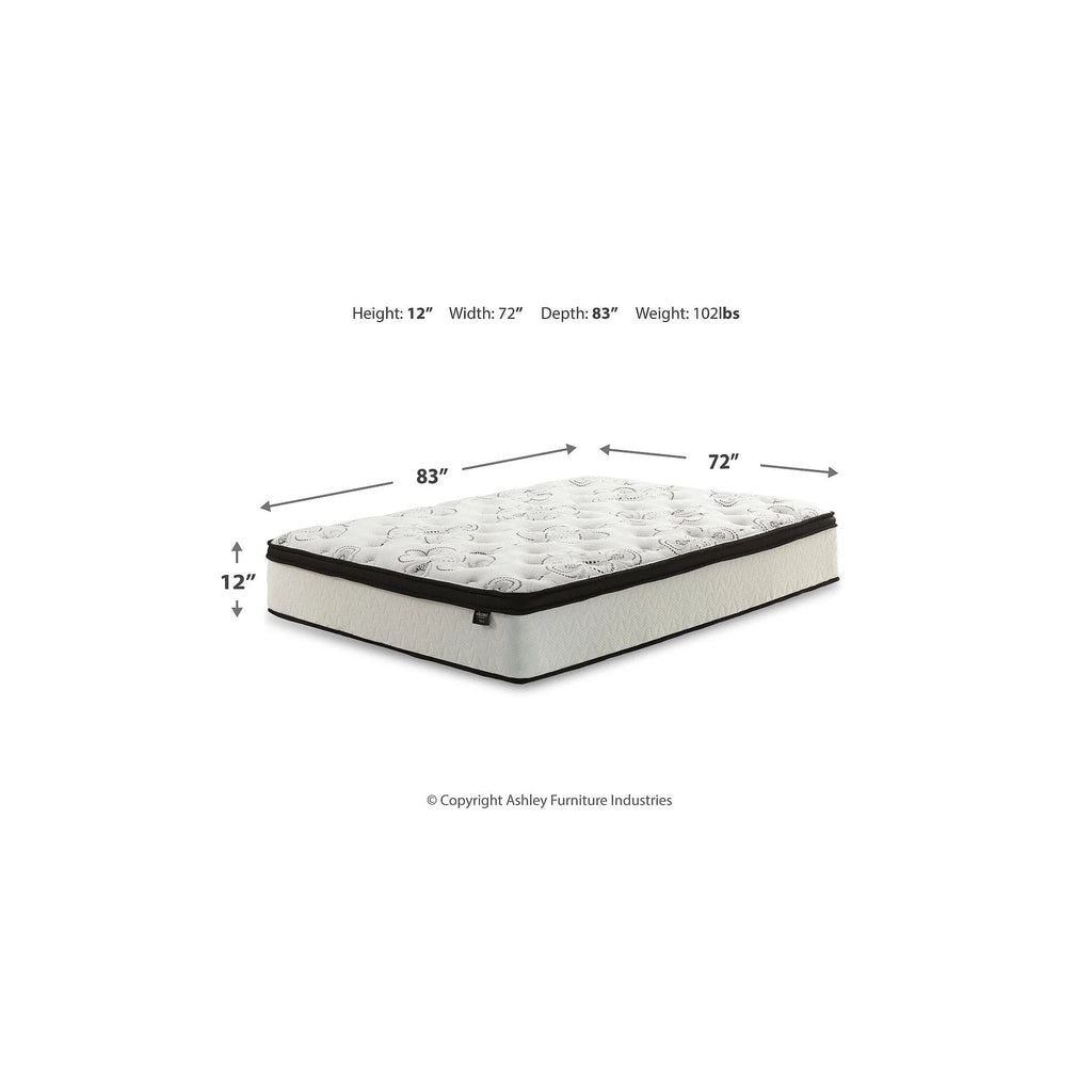 12 Inch Hybrid King Mattress in a Box White Q930