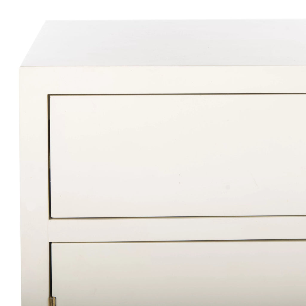 White 2 Door 1 Drawer Chest A90760