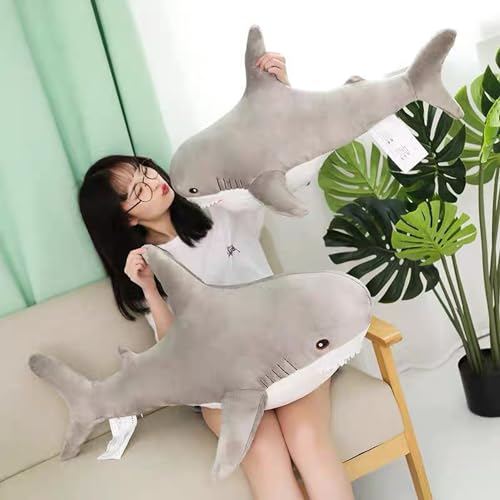 31 Inch Soft Shark Stuffed Animal Plush Pillow X488867
