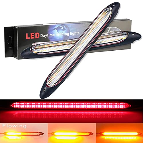 12V Waterproof LED Daytime Running Lights Strip 2Pcs L3039